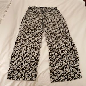 Jcrew bow silk pjs size XS